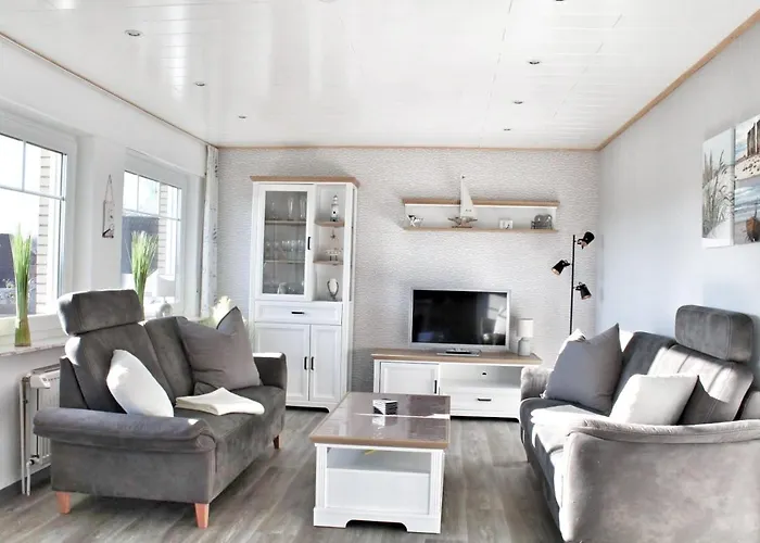 Nordsee Anker Unsere Moderne 87 Qm Mit Zwei Schlafzimmer In Ortsteil Ostermarsch * ノルデン