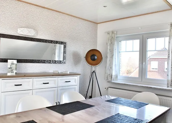 Nordsee Anker Unsere Moderne 87 Qm Mit Zwei Schlafzimmer In Ortsteil Ostermarsch * ノルデン